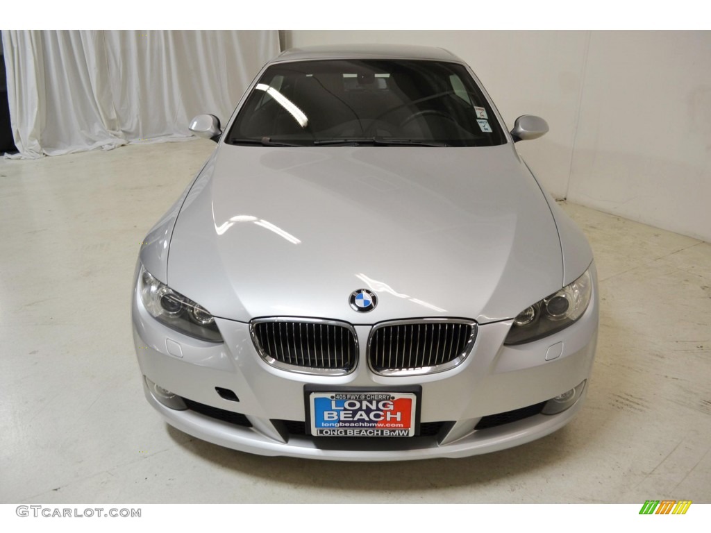 2009 3 Series 328i Convertible - Titanium Silver Metallic / Black photo #4