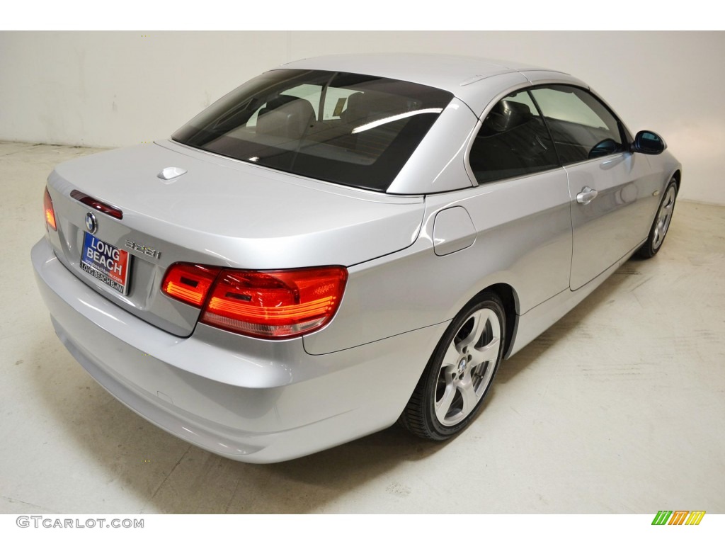 2009 3 Series 328i Convertible - Titanium Silver Metallic / Black photo #5