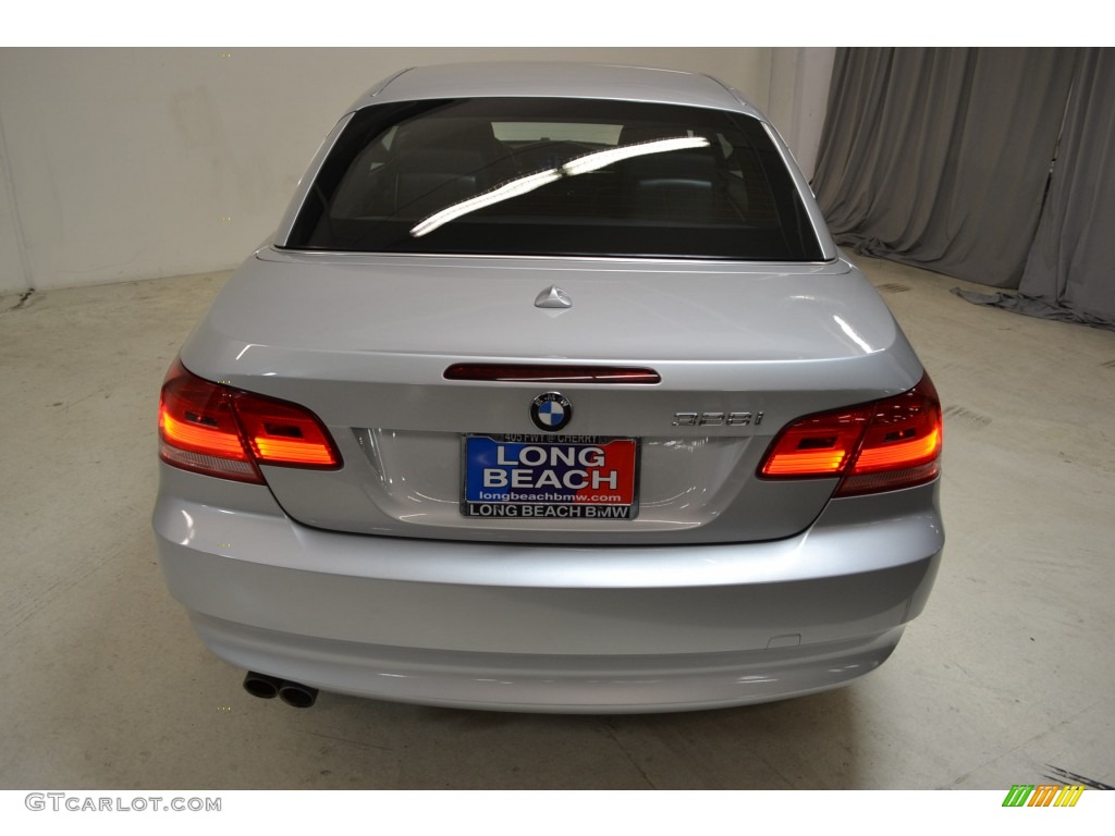 2009 3 Series 328i Convertible - Titanium Silver Metallic / Black photo #6