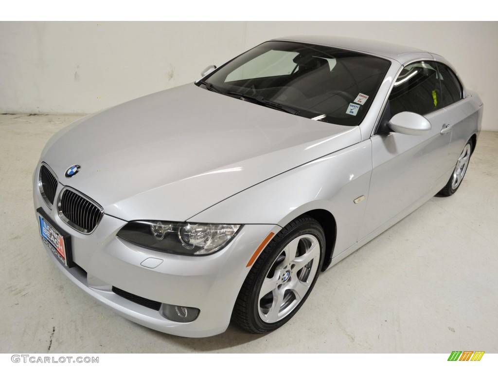 2009 3 Series 328i Convertible - Titanium Silver Metallic / Black photo #8