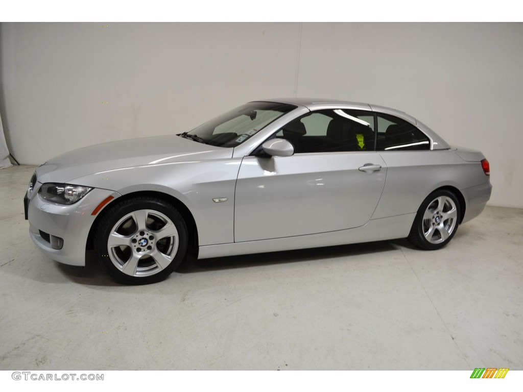 2009 3 Series 328i Convertible - Titanium Silver Metallic / Black photo #9