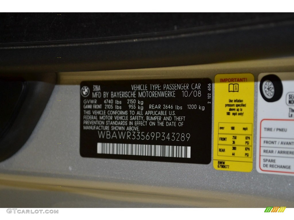 2009 3 Series 328i Convertible - Titanium Silver Metallic / Black photo #11