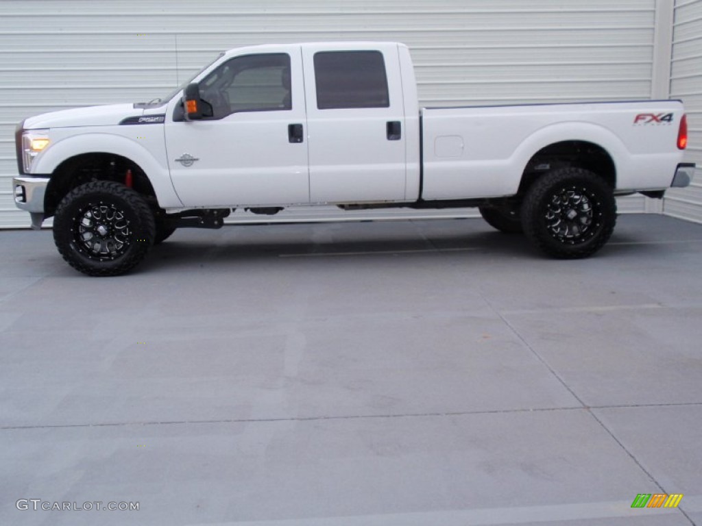 Oxford White 2012 Ford F250 Super Duty XL Crew Cab 4x4 Exterior Photo #90443617