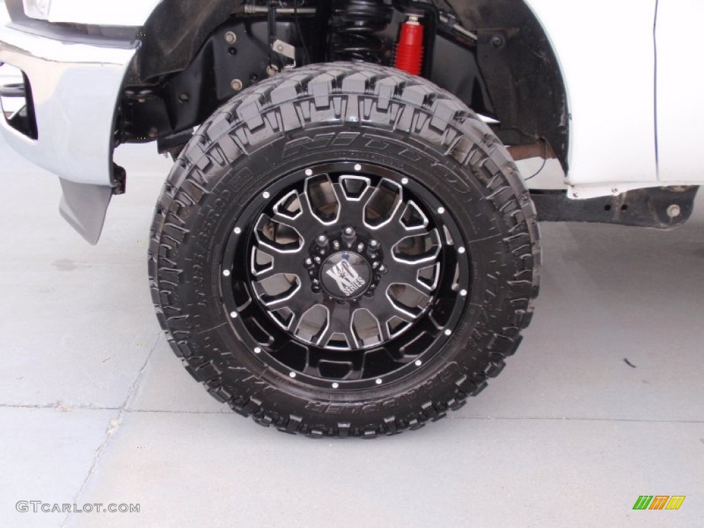 2012 Ford F250 Super Duty XL Crew Cab 4x4 Custom Wheels Photo #90443638