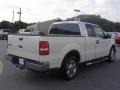 2007 White Sand Tri-Coat Ford F150 Lariat SuperCab  photo #3