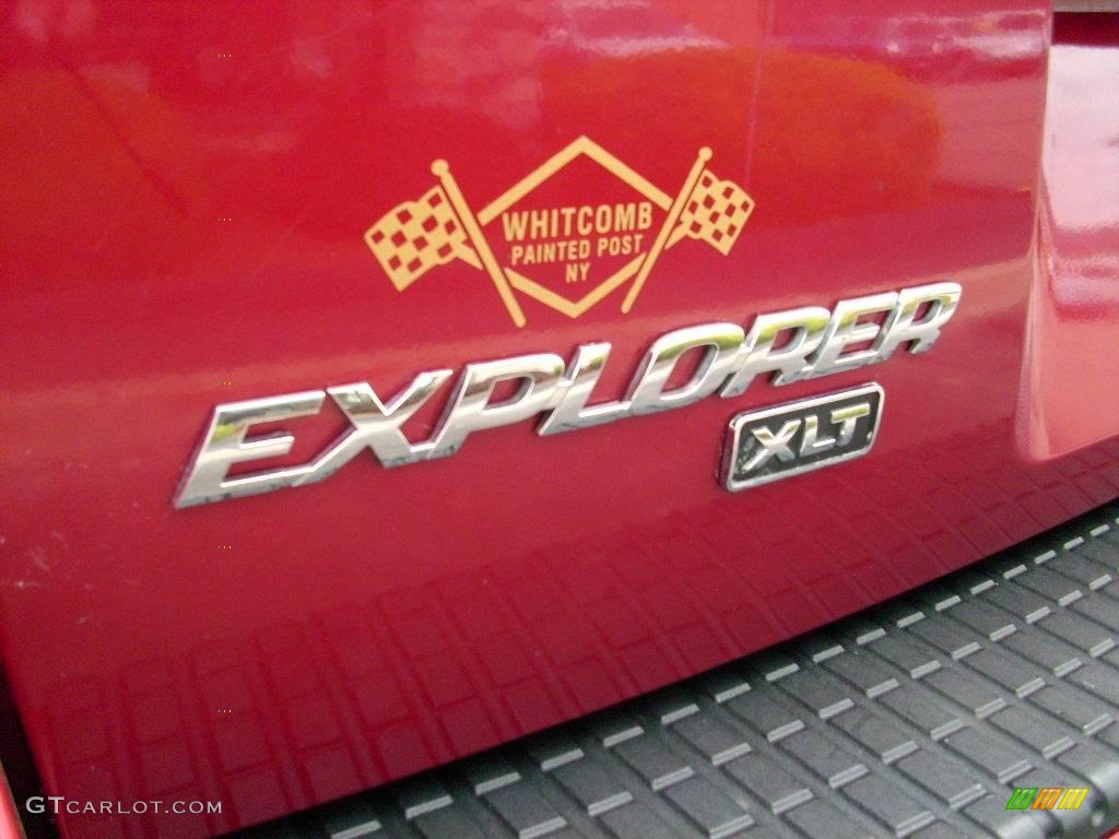 2004 Explorer XLT 4x4 - Redfire Metallic / Medium Parchment photo #13