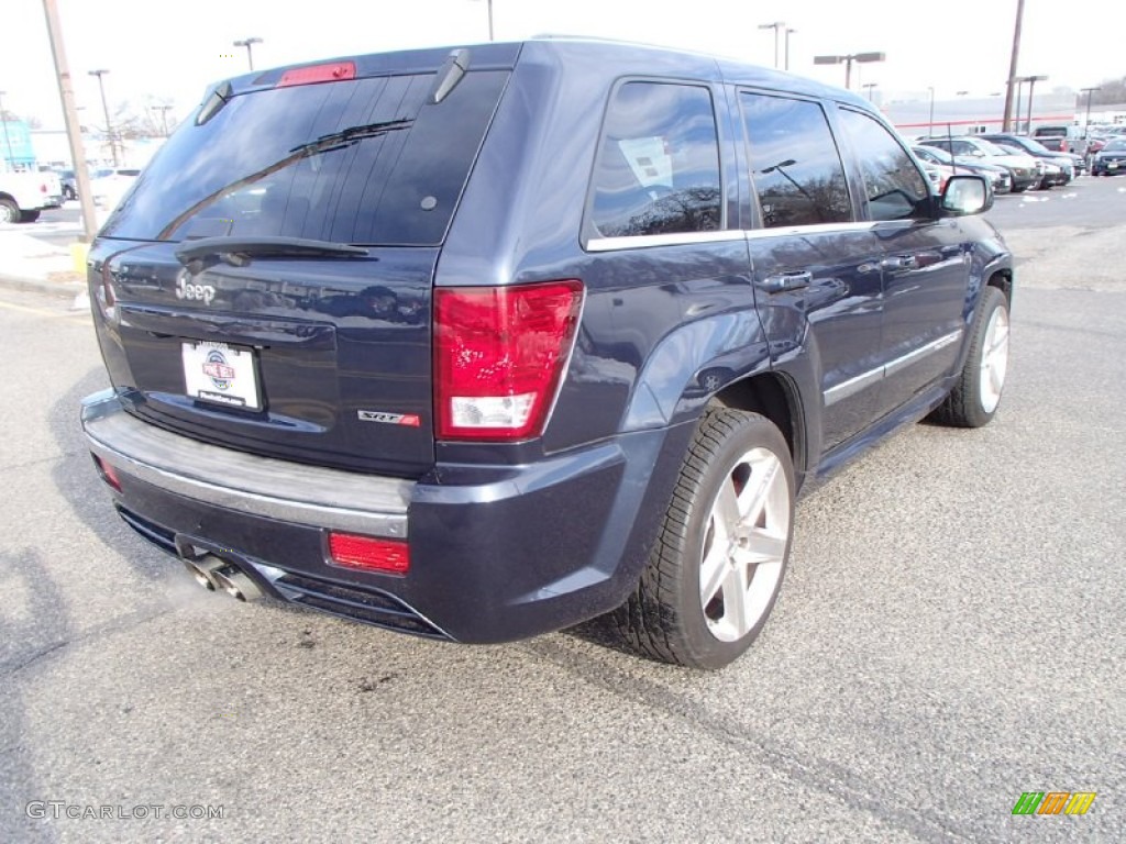 2008 Grand Cherokee SRT8 4x4 - Modern Blue Pearl / Dark Slate Gray photo #7