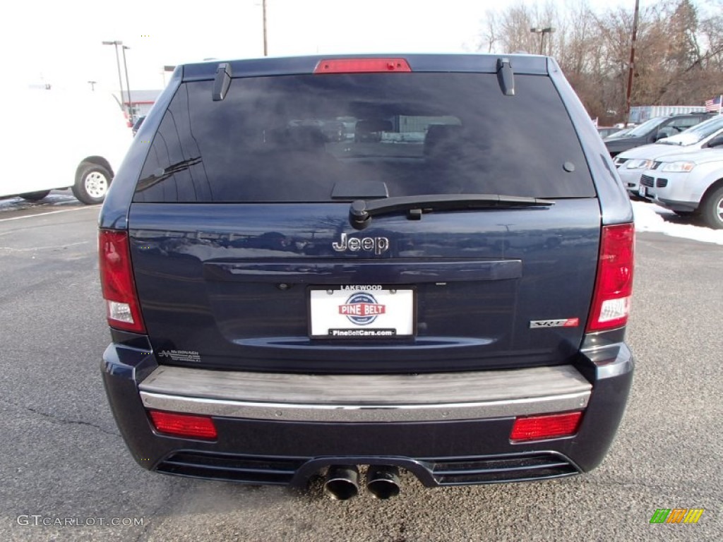 2008 Grand Cherokee SRT8 4x4 - Modern Blue Pearl / Dark Slate Gray photo #8