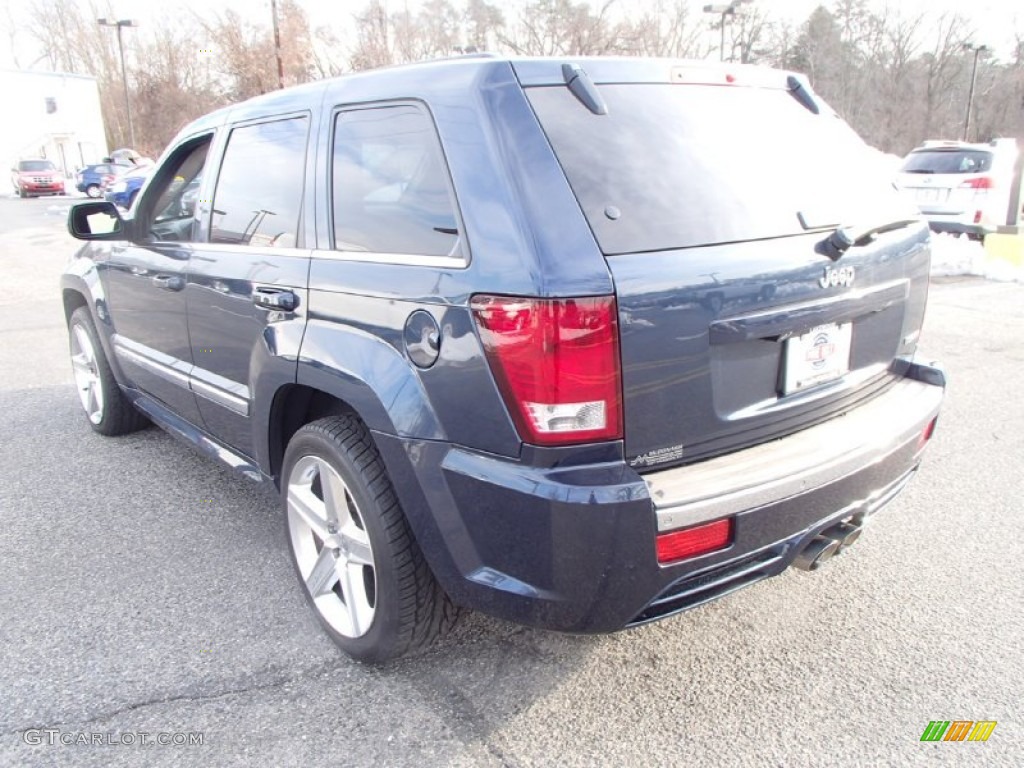 2008 Grand Cherokee SRT8 4x4 - Modern Blue Pearl / Dark Slate Gray photo #9