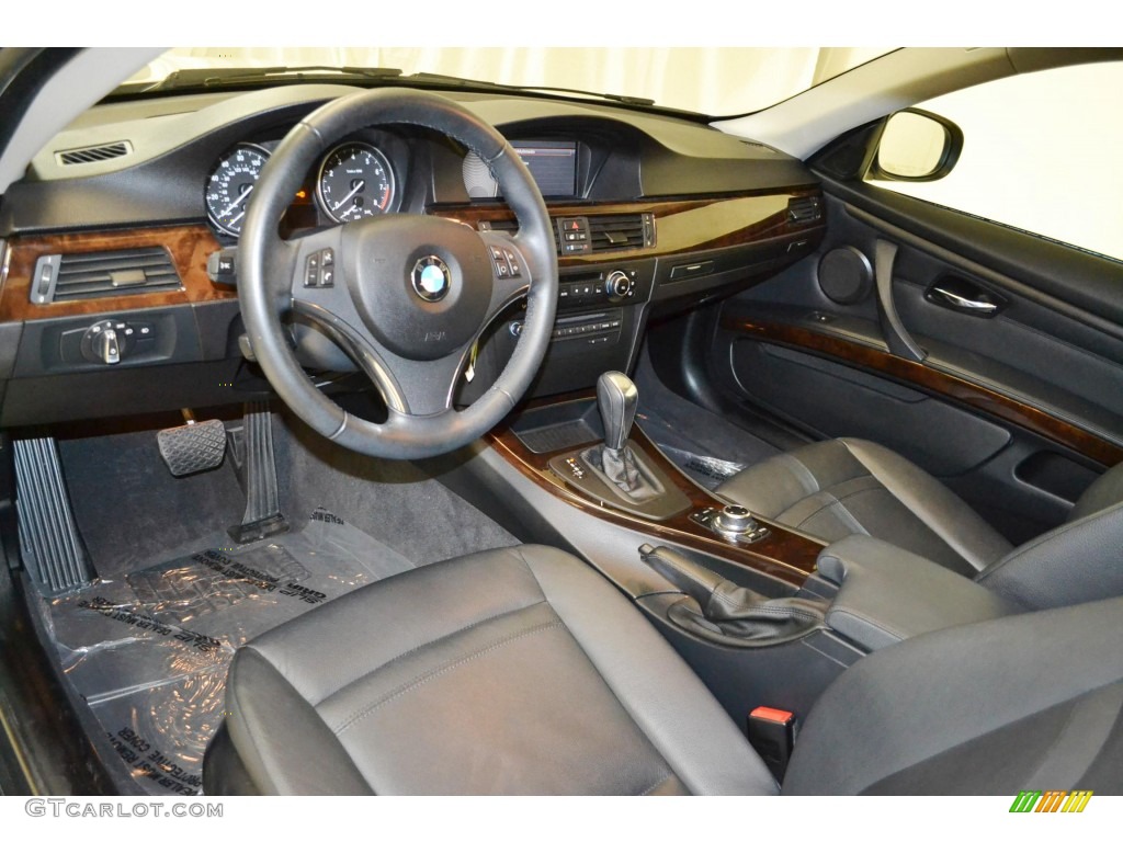 Black Interior 2011 BMW 3 Series 328i Coupe Photo #90445524