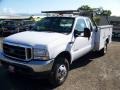 Oxford White 2004 Ford F350 Super Duty XLT SuperCab 4x4 Dually Chassis
