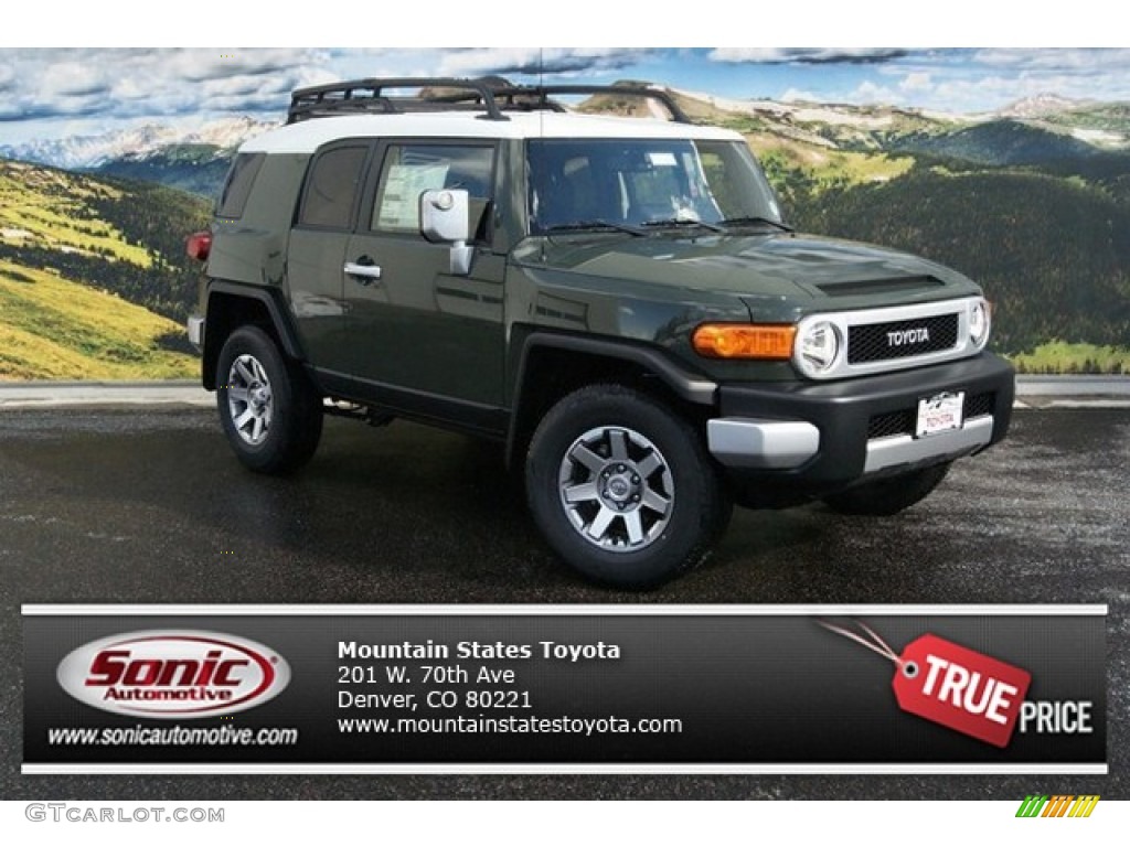 2014 FJ Cruiser 4WD - Army Green / Dark Charcoal photo #1