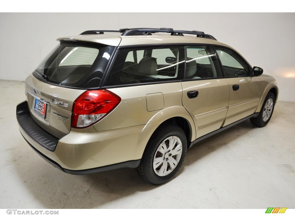 2008 Outback 2.5i Wagon - Harvest Gold Metallic / Warm Ivory photo #5