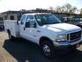 Oxford White - F350 Super Duty XLT SuperCab 4x4 Dually Chassis Photo No. 7