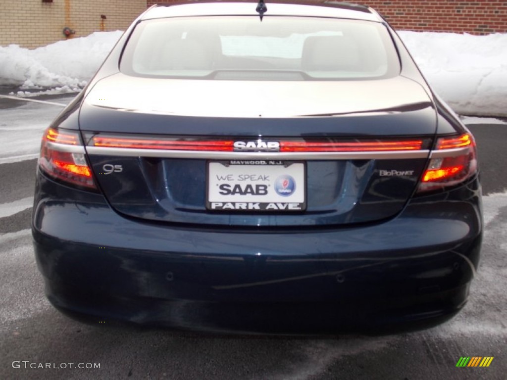 2011 9-5 Turbo4 Premium Sedan - Fjord Blue Metallic / Parchment photo #4