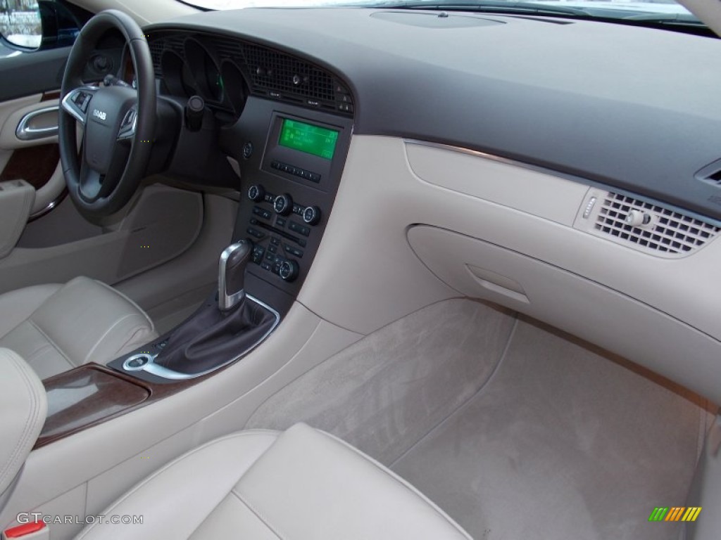2011 9-5 Turbo4 Premium Sedan - Fjord Blue Metallic / Parchment photo #9