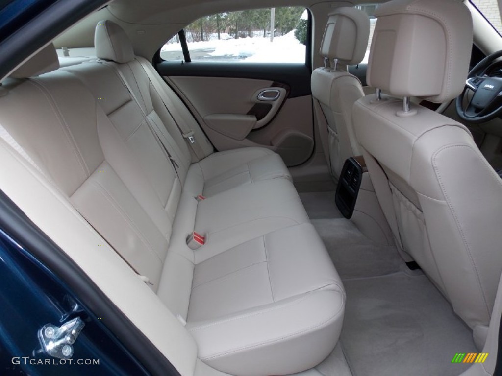 2011 9-5 Turbo4 Premium Sedan - Fjord Blue Metallic / Parchment photo #10