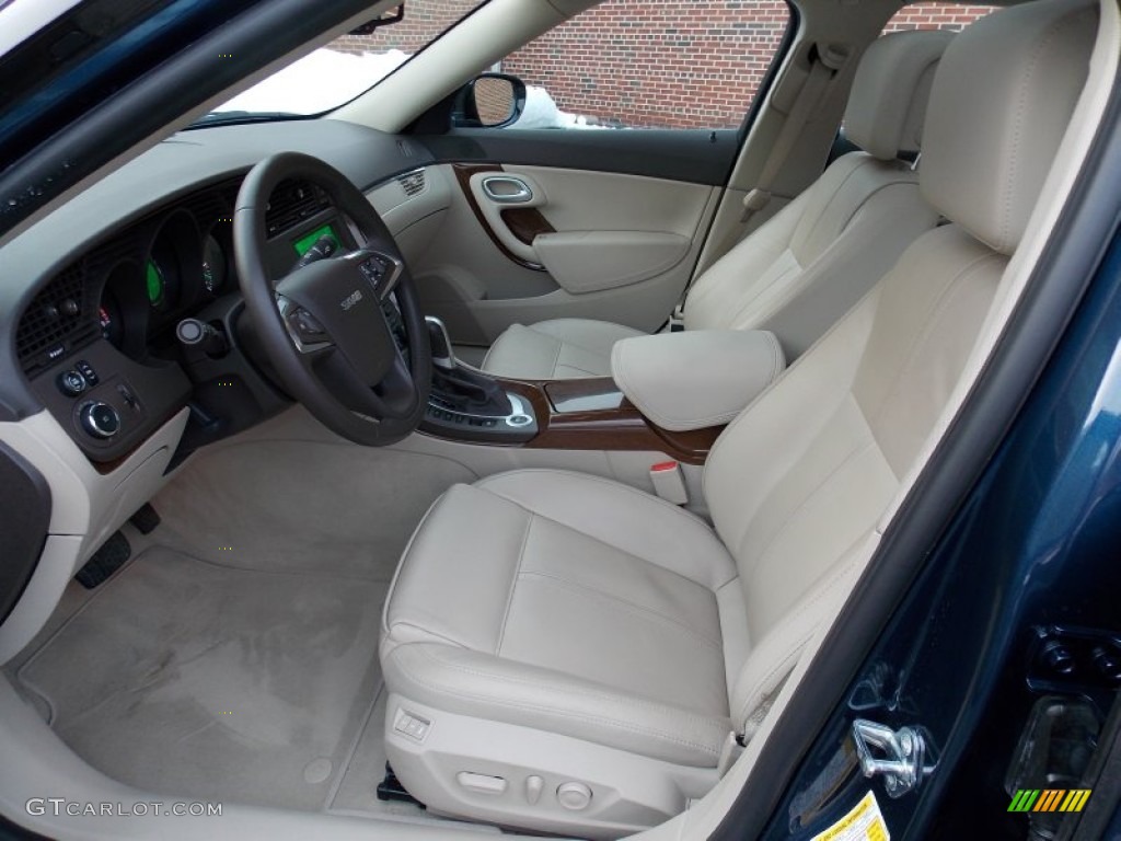 2011 9-5 Turbo4 Premium Sedan - Fjord Blue Metallic / Parchment photo #12