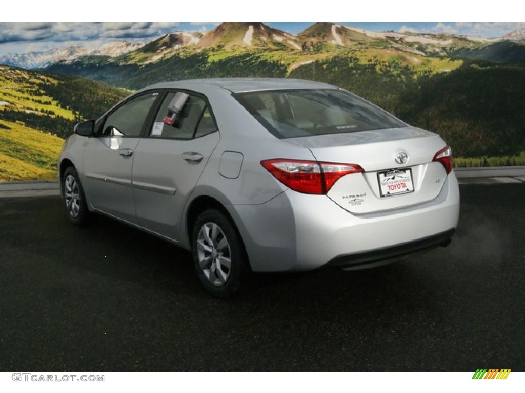 2014 Corolla LE - Classic Silver Metallic / Ash photo #3