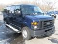 Dark Blue Metallic 2010 Ford E Series Van E350 XL Passenger