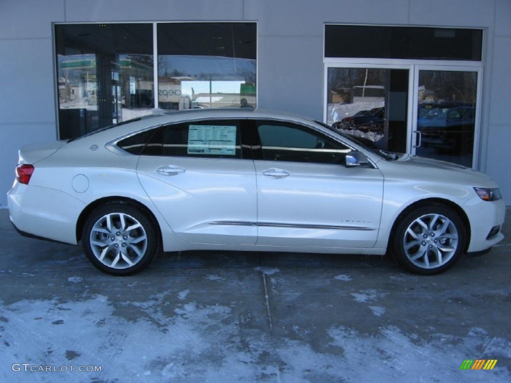White Diamond Tricoat 2014 Chevrolet Impala LTZ Exterior Photo #90449181
