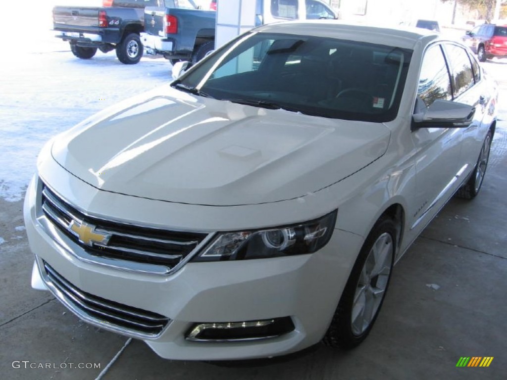 2014 Impala LTZ - White Diamond Tricoat / Jet Black photo #4