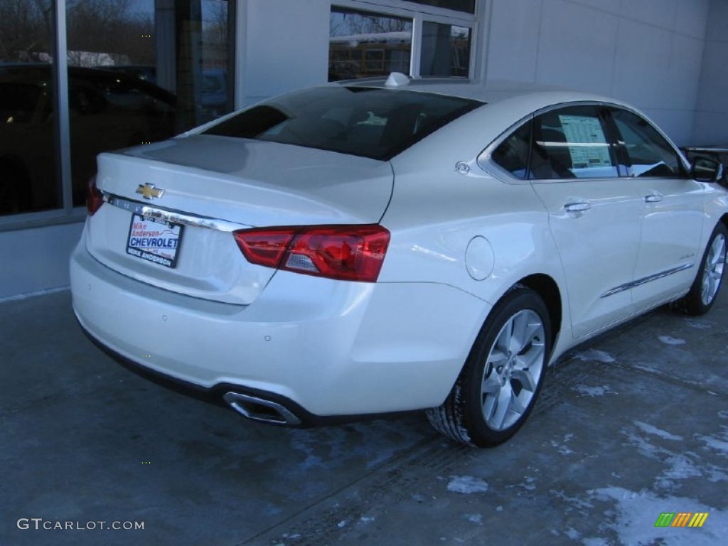 2014 Impala LTZ - White Diamond Tricoat / Jet Black photo #6