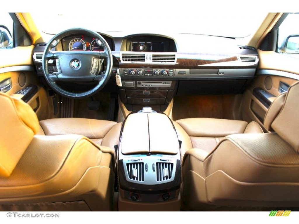 2008 7 Series 750Li Sedan - Alpine White / Rust Brown photo #8