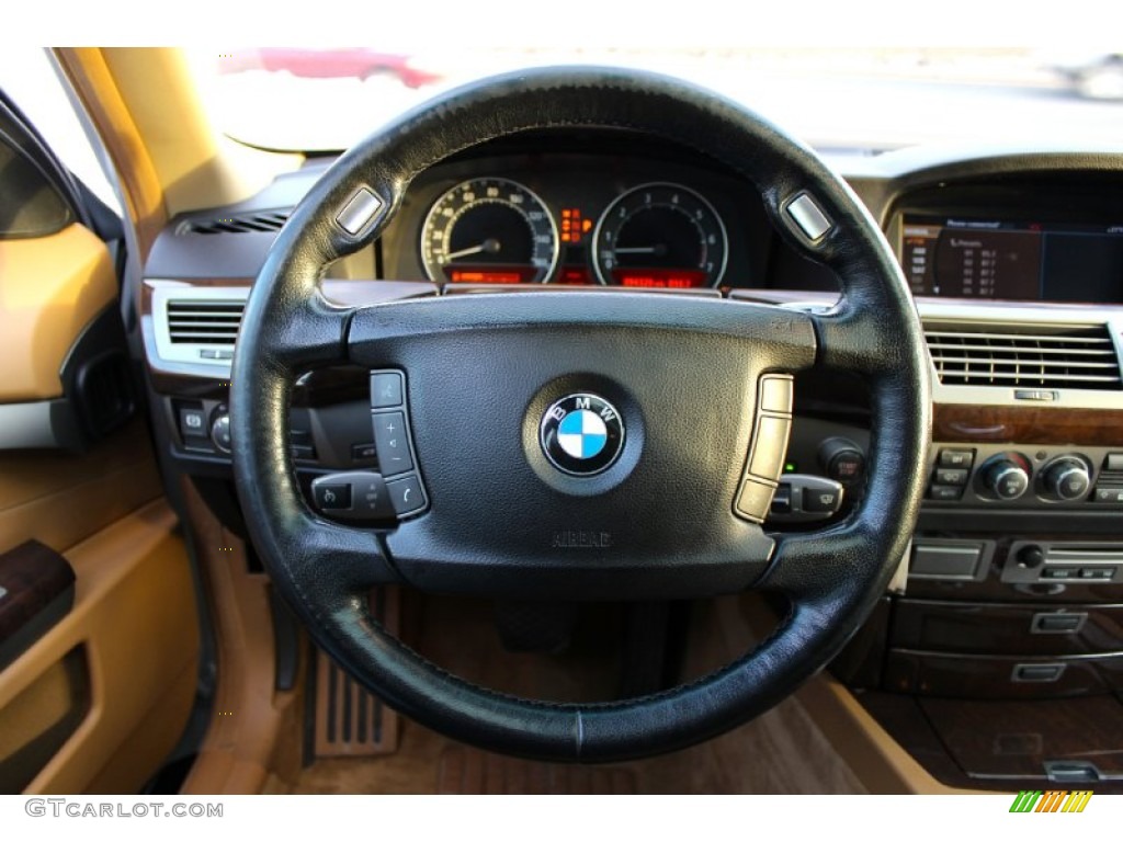 2008 7 Series 750Li Sedan - Alpine White / Rust Brown photo #16