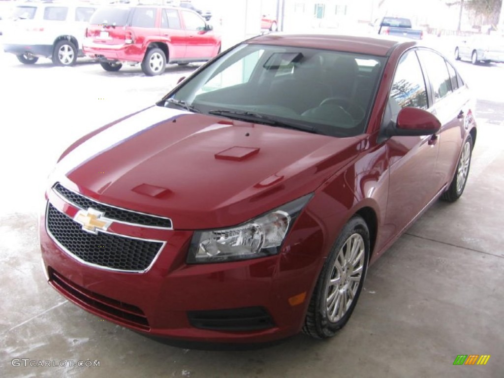 2014 Cruze Eco - Crystal Red Tintcoat / Jet Black photo #1