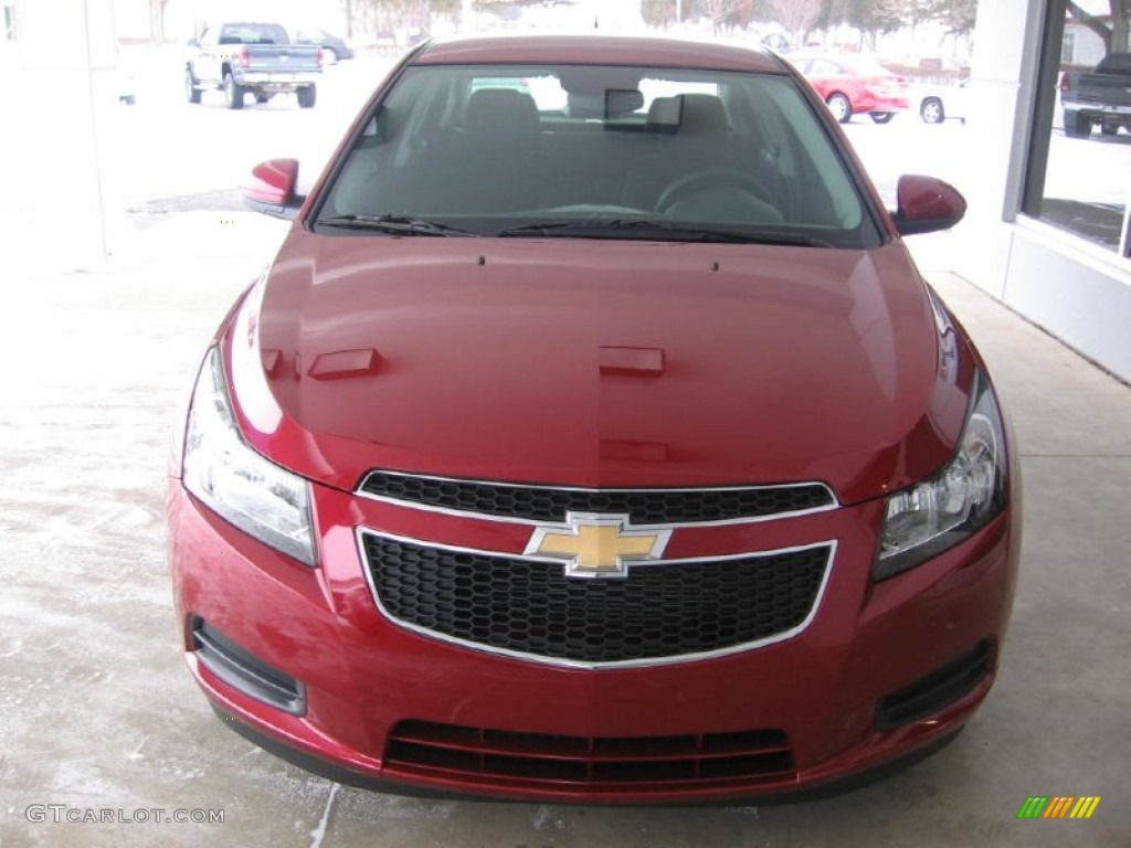 2014 Cruze Eco - Crystal Red Tintcoat / Jet Black photo #2