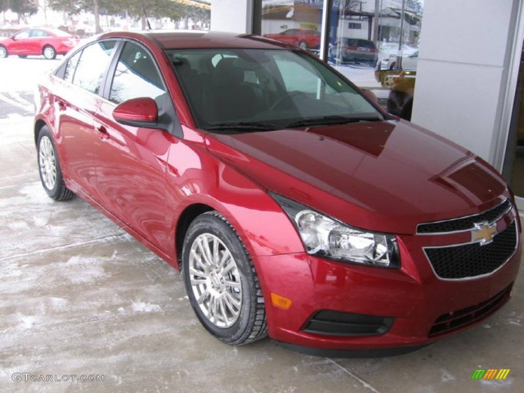 2014 Cruze Eco - Crystal Red Tintcoat / Jet Black photo #3