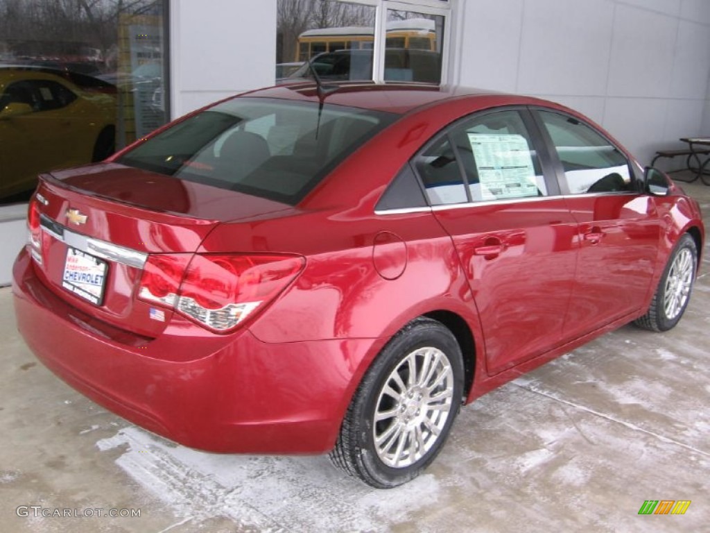 2014 Cruze Eco - Crystal Red Tintcoat / Jet Black photo #5