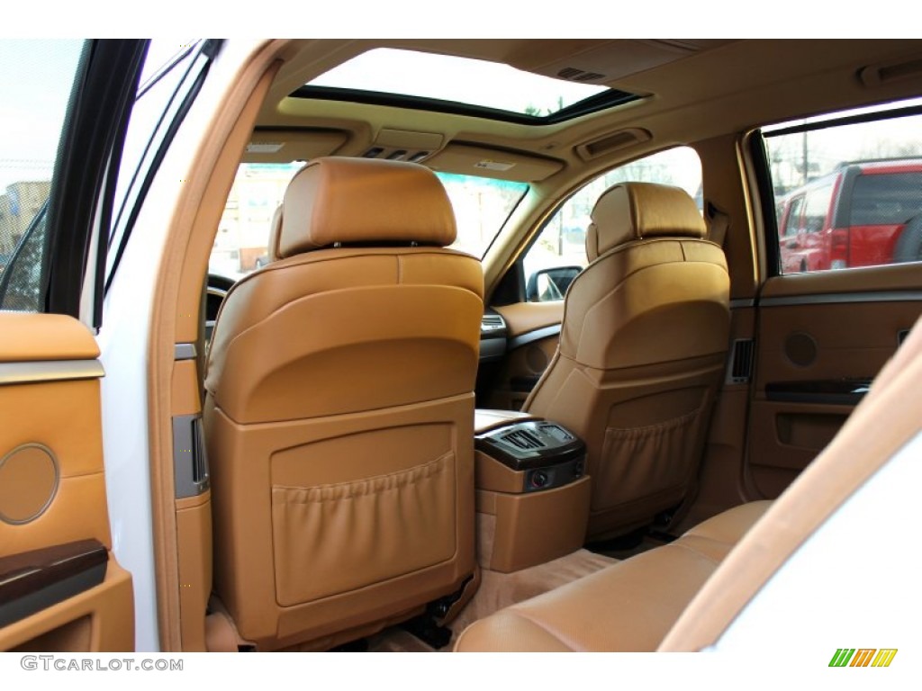 2008 7 Series 750Li Sedan - Alpine White / Rust Brown photo #26