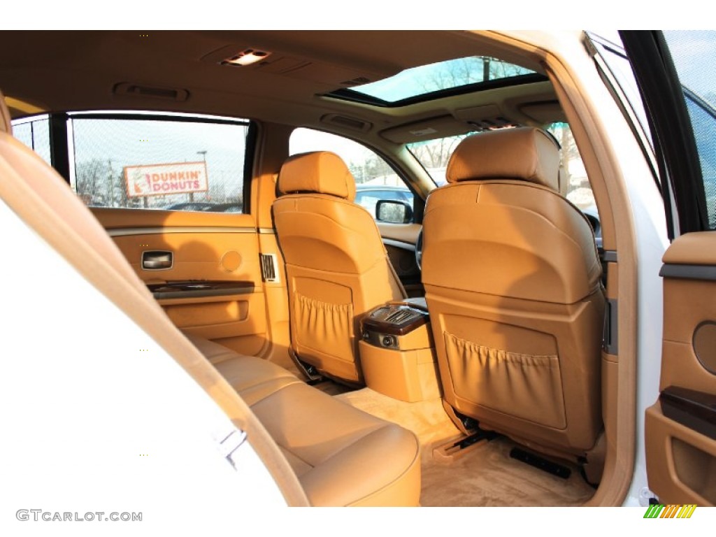 2008 7 Series 750Li Sedan - Alpine White / Rust Brown photo #30