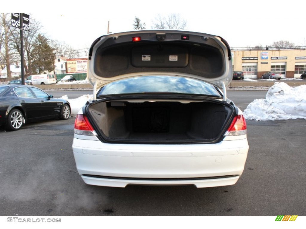 2008 7 Series 750Li Sedan - Alpine White / Rust Brown photo #32