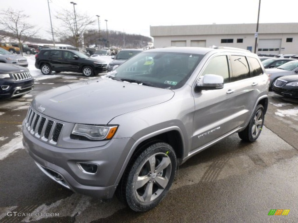 2014 Grand Cherokee Overland 4x4 - Billet Silver Metallic / Overland Morocco Black photo #2