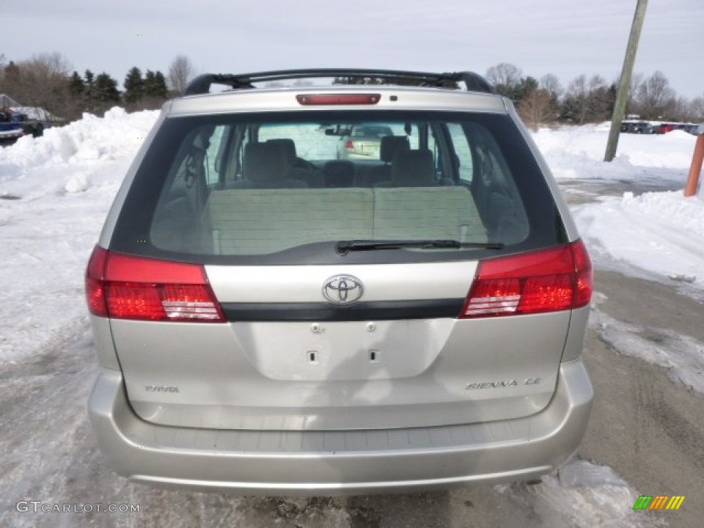 2005 Sienna CE - Silver Shadow Pearl / Stone photo #5