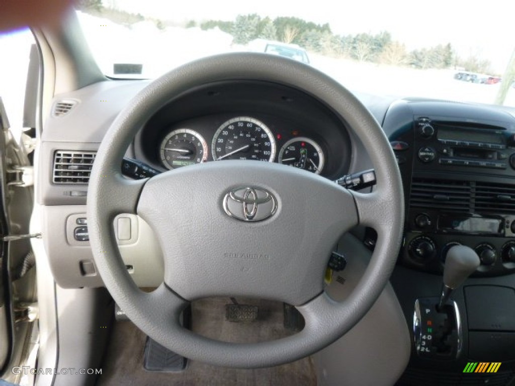 2005 Sienna CE - Silver Shadow Pearl / Stone photo #13