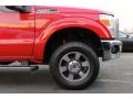 2011 Vermillion Red Ford F250 Super Duty Lariat SuperCab 4x4  photo #25