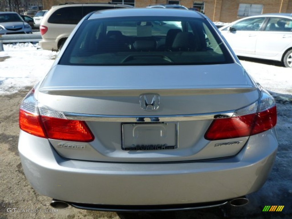 2014 Accord Sport Sedan - Alabaster Silver Metallic / Black photo #4