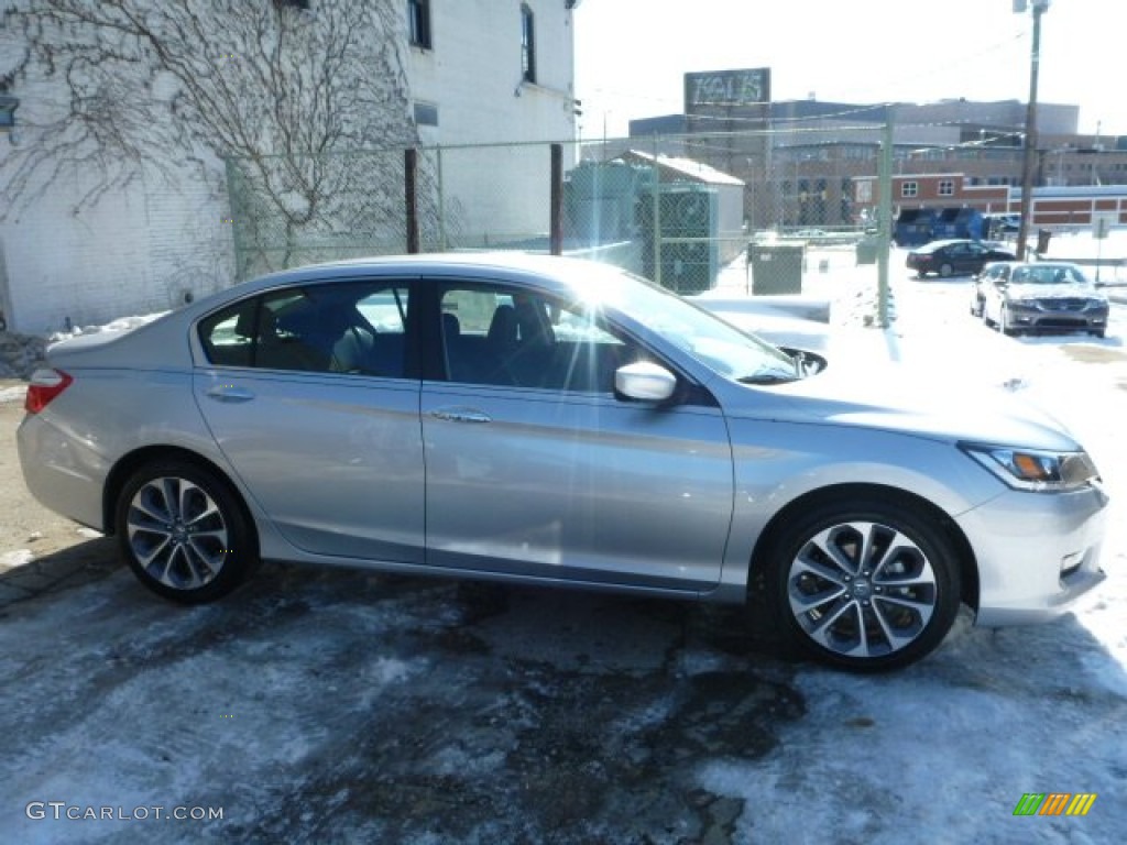 2014 Accord Sport Sedan - Alabaster Silver Metallic / Black photo #6