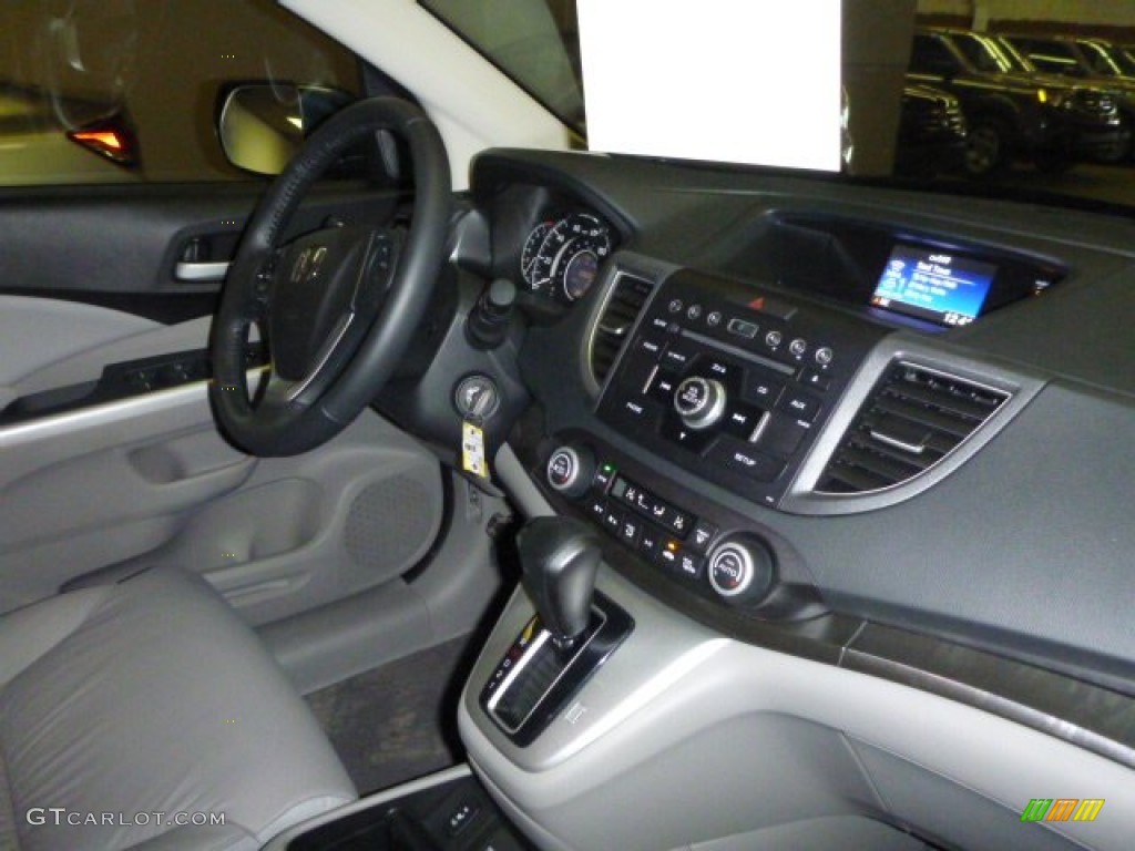 2014 CR-V EX-L AWD - Twilight Blue Metallic / Gray photo #7
