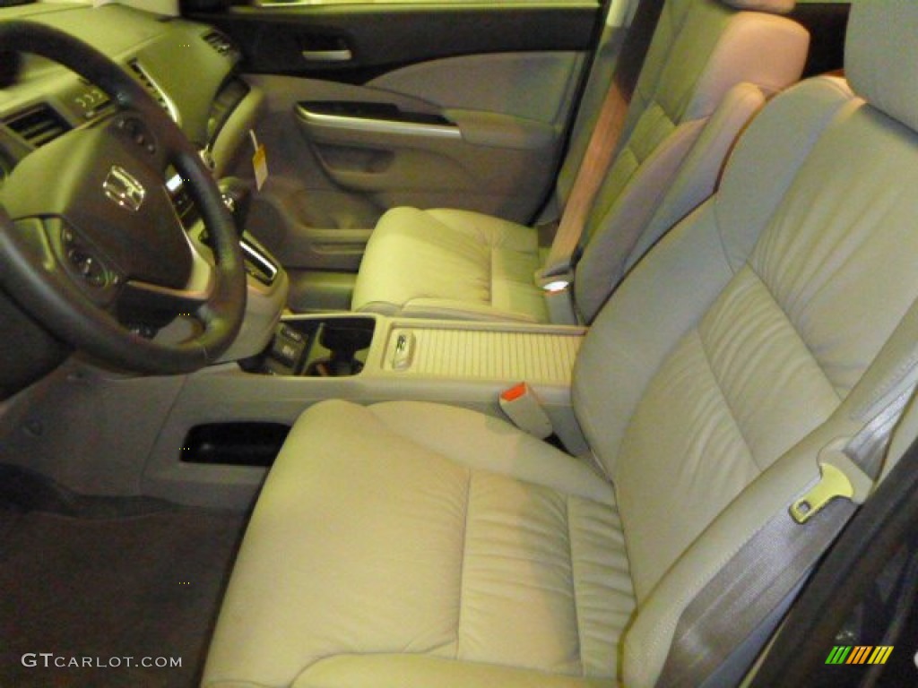 2014 CR-V EX-L AWD - Twilight Blue Metallic / Gray photo #9