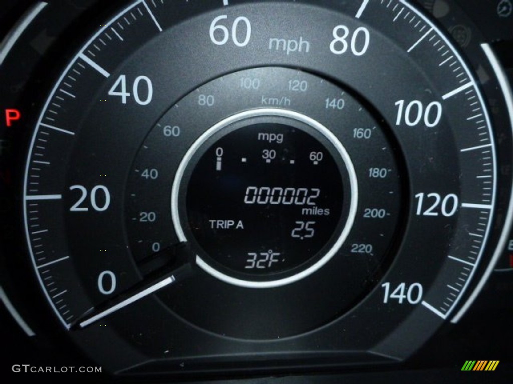 2014 CR-V EX-L AWD - Twilight Blue Metallic / Gray photo #19