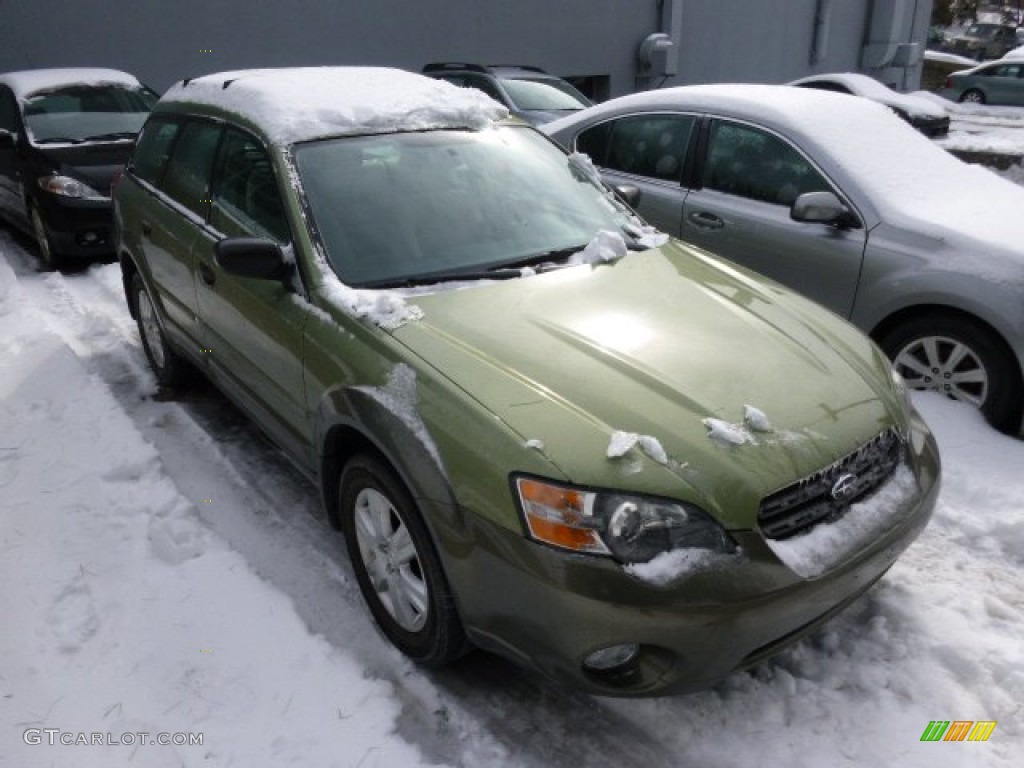 2005 Outback 2.5i Wagon - Willow Green Opal / Taupe photo #1