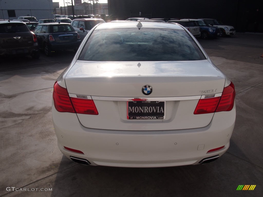 2011 7 Series 750i Sedan - Alpine White / Saddle/Black Nappa Leather photo #3