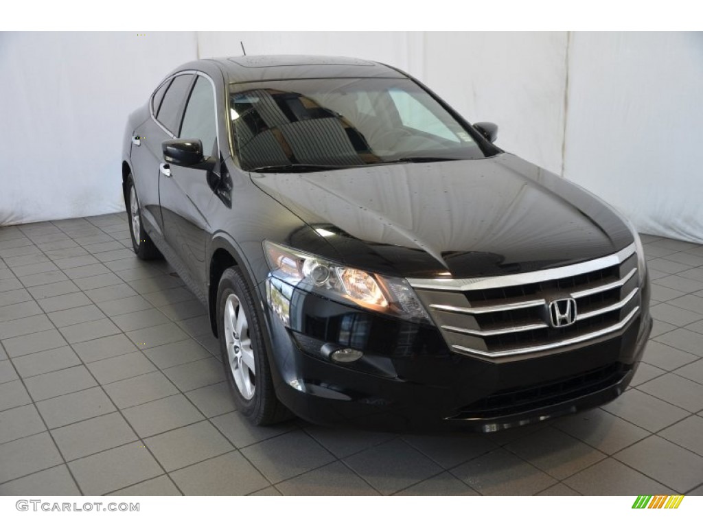 2011 Accord Crosstour EX - Crystal Black Pearl / Black photo #1