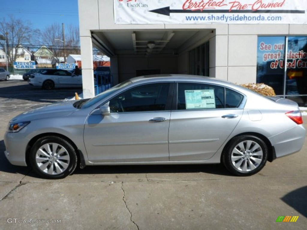 2014 Accord EX Sedan - Alabaster Silver Metallic / Black photo #2