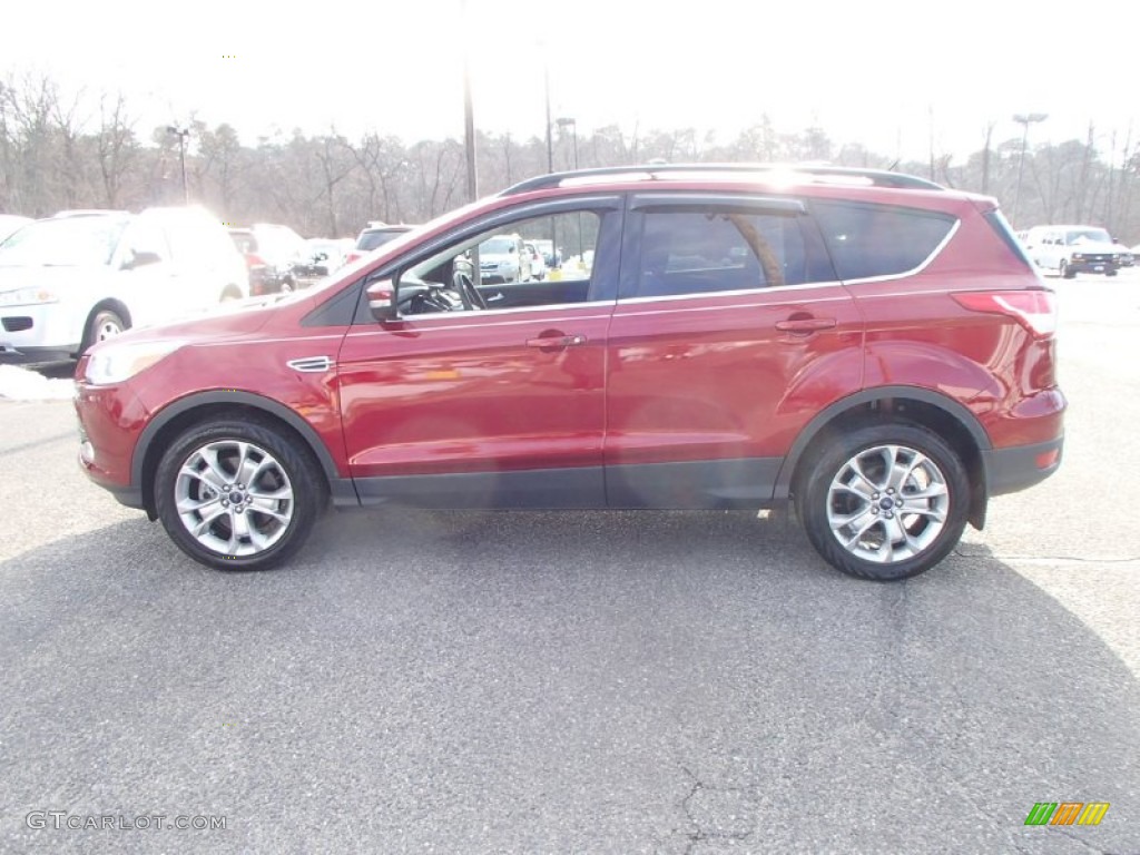 2013 Escape SEL 2.0L EcoBoost - Ruby Red Metallic / Charcoal Black photo #6